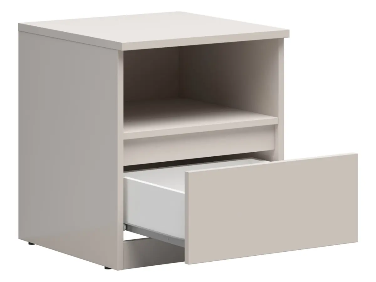 Приліжкова тумба Tetrix 45 см з шухлядою кашемір