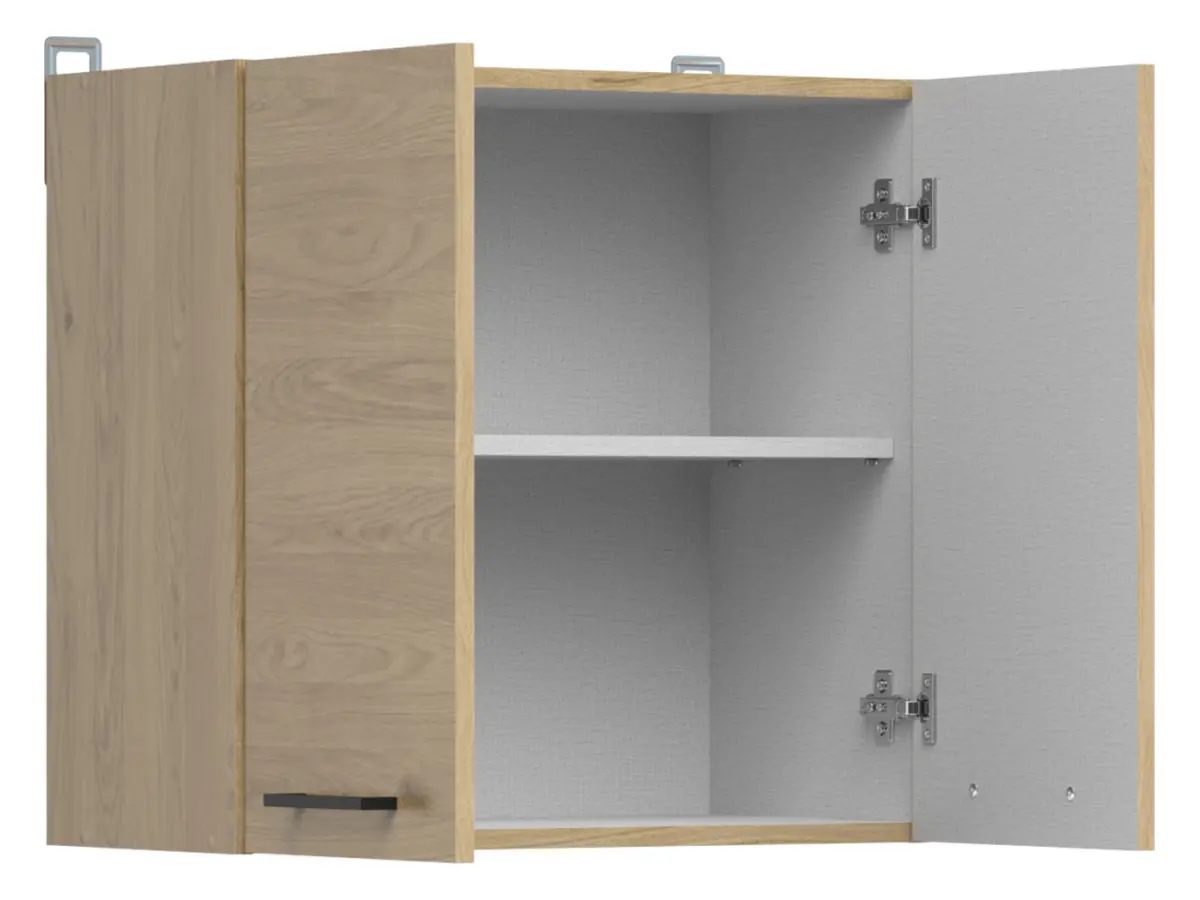 Armario de cocina superior Junona Line 60 cm con 2 puertas roble bernstein