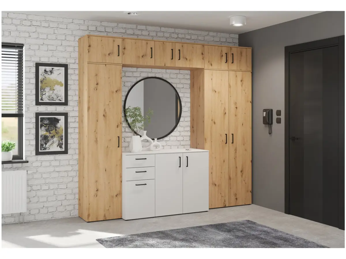 Estantería MultiDo 80 cm con 2 puertas atelier claro