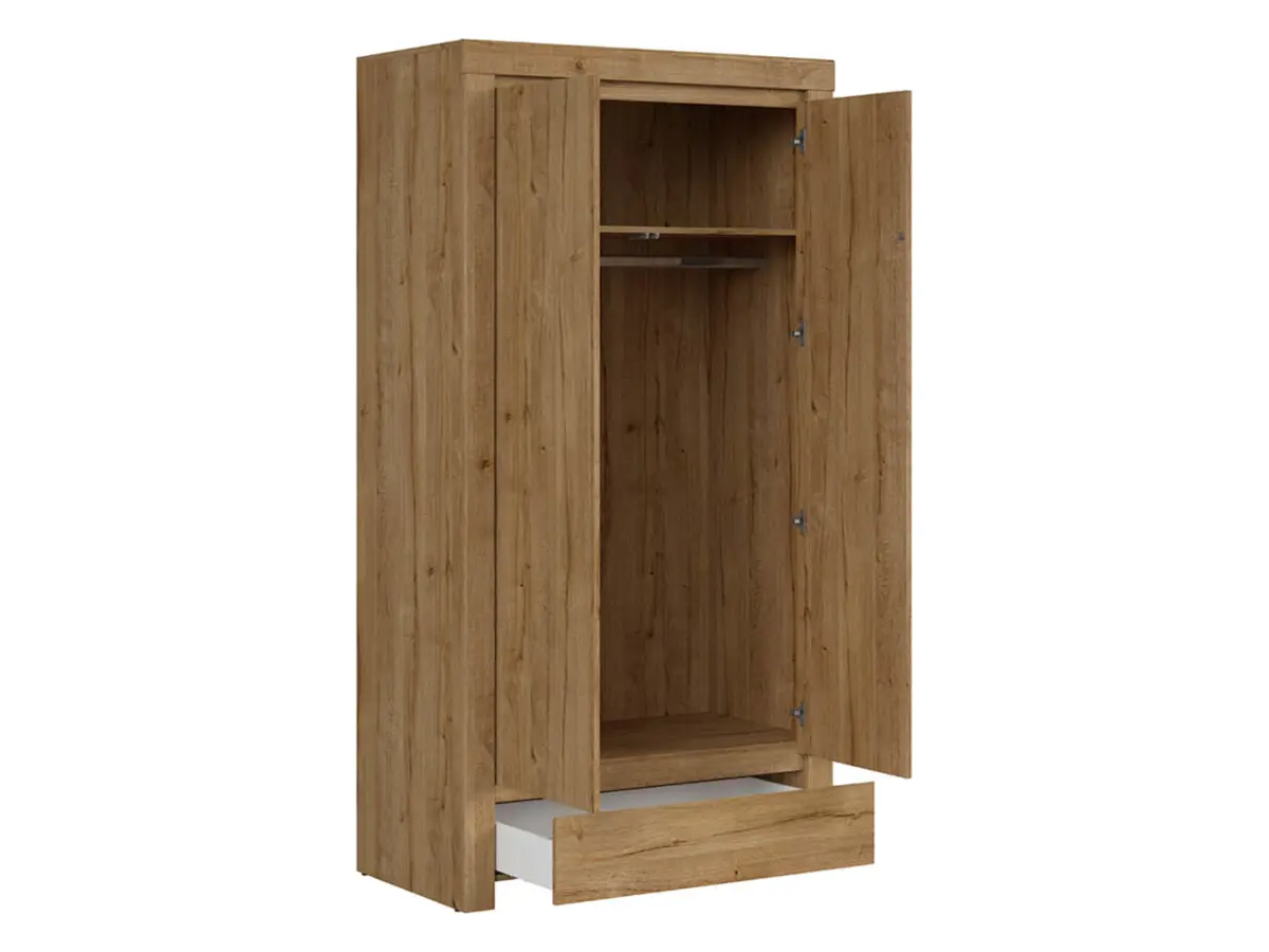 Armario de dos puertas Holten 106 cm roble waterford