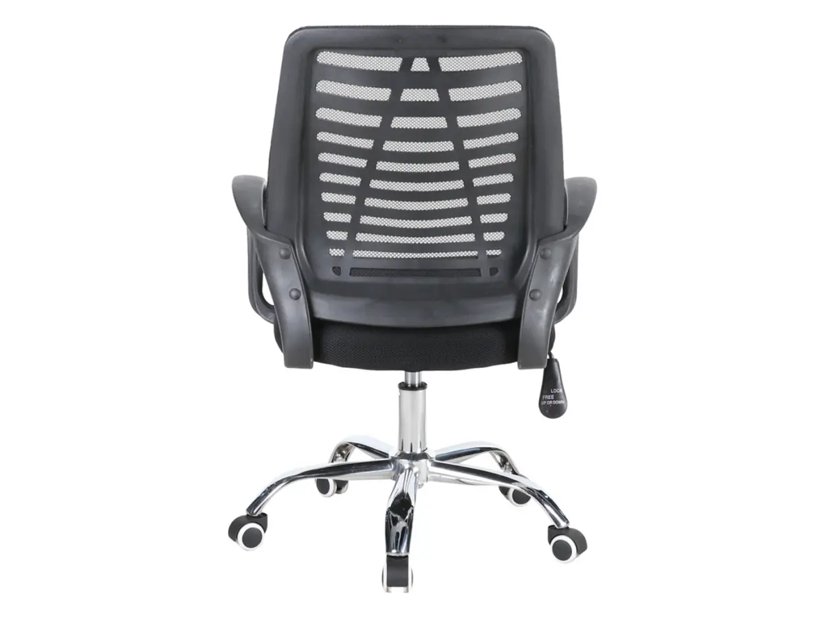 Silla giratoria Ned negra