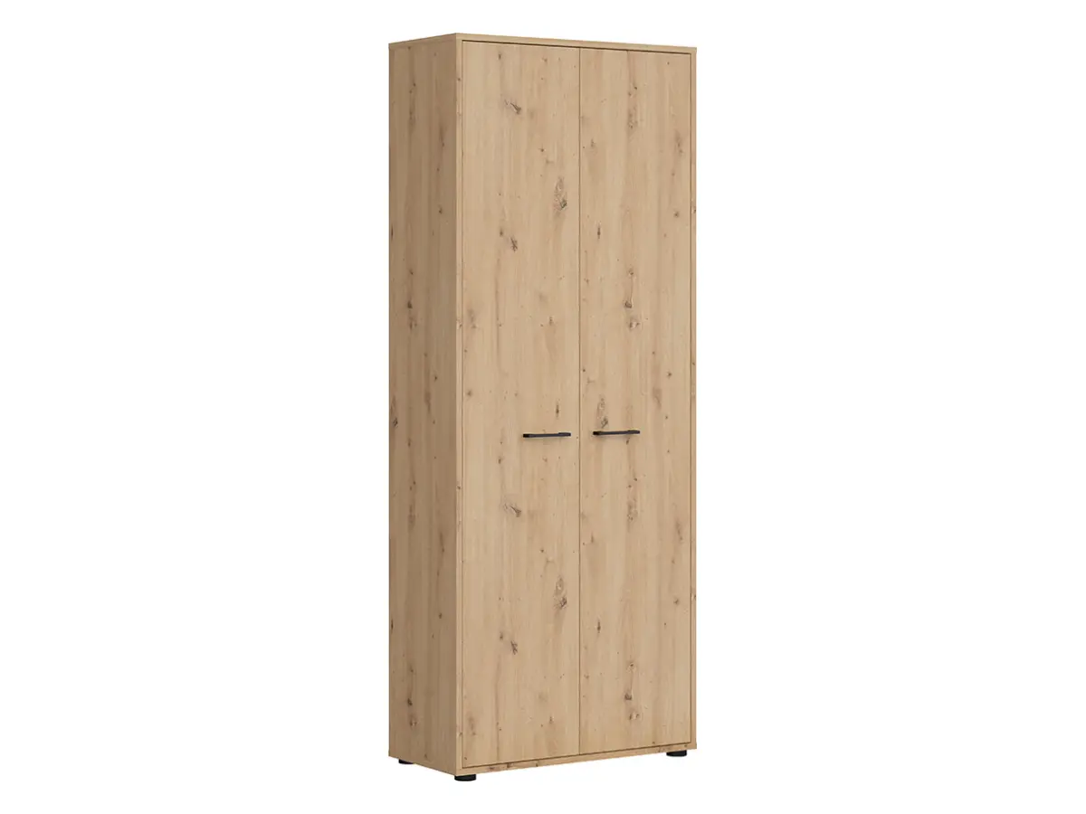 Armario de dos puertas Space Office 80 cm roble artisan