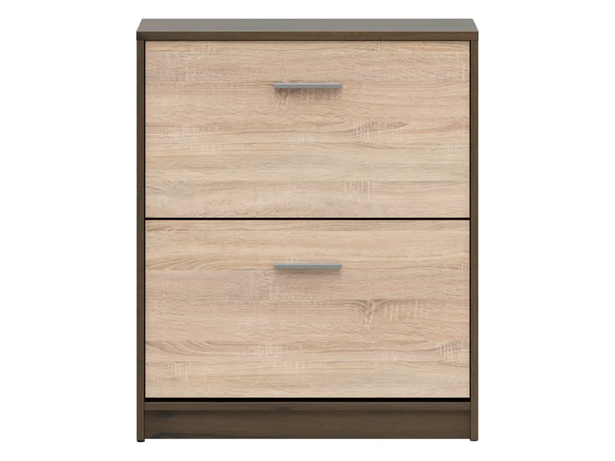 Zapatero Nepo Plus 70 cm con 2 puertas roble noble/roble sonoma
