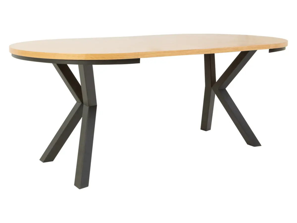 Mesa extensible Eland 100/150/200x100 chapa de roble natural