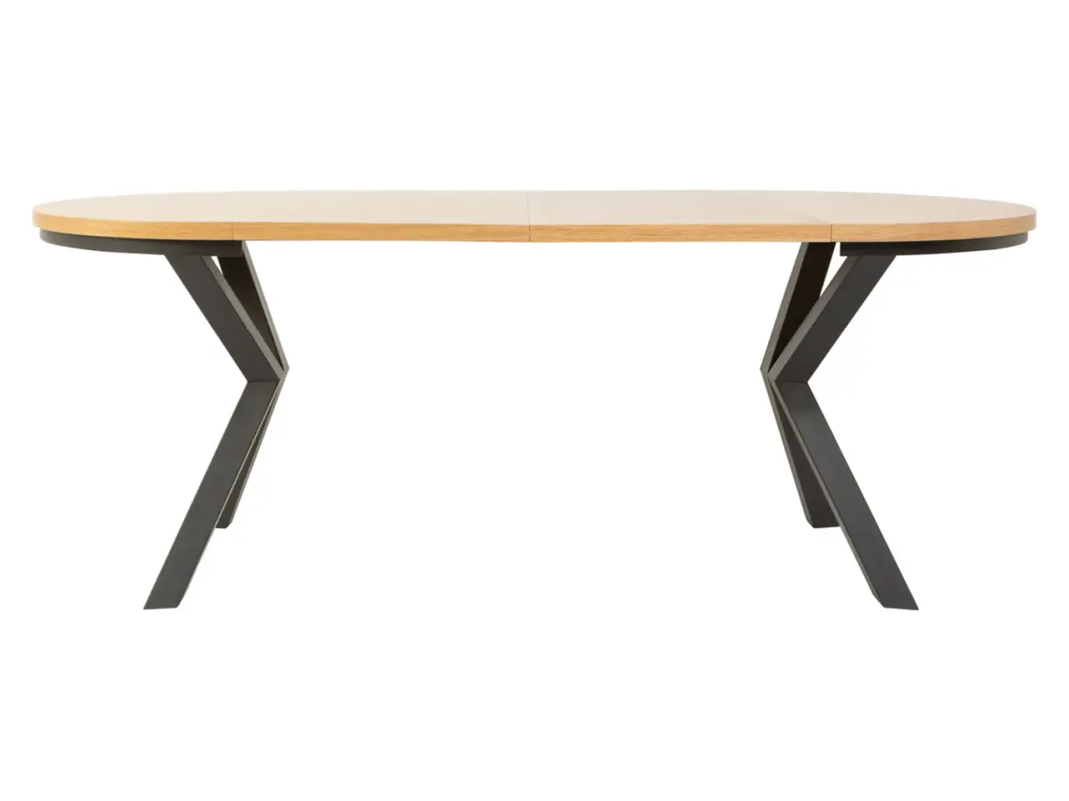 Mesa extensible Eland 100/150/200x100 chapa de roble natural