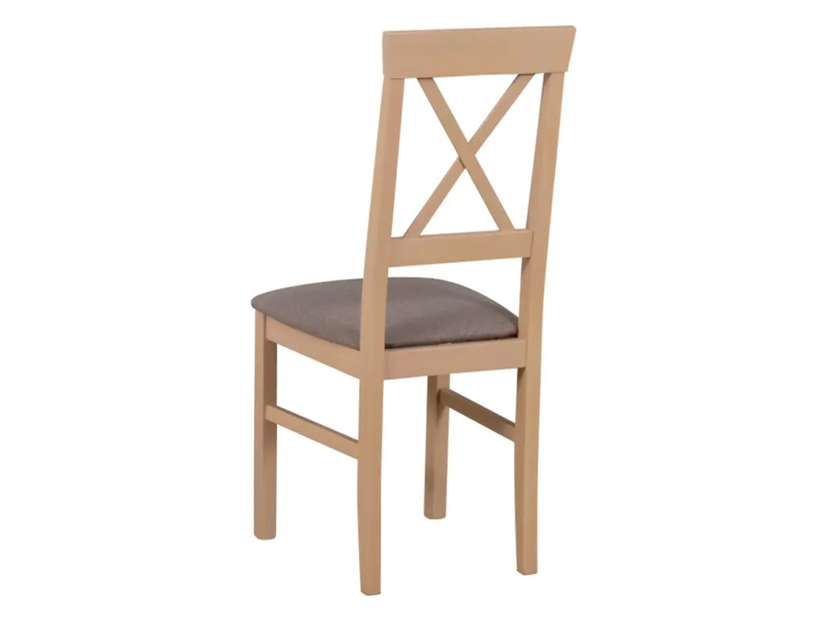 Silla tapizada Alla 3 marrón