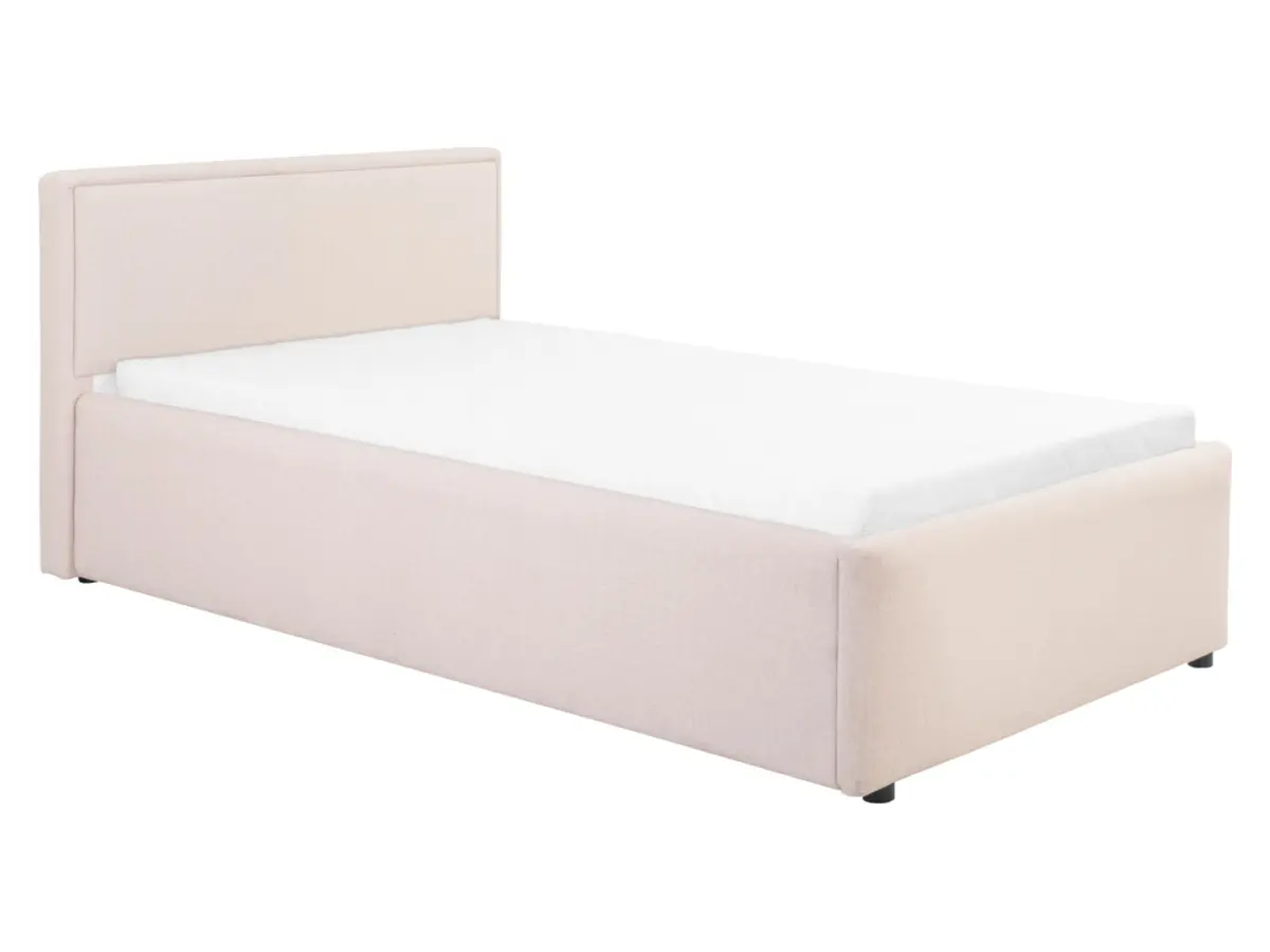 Cama tapizada Nedin 90x200 beige