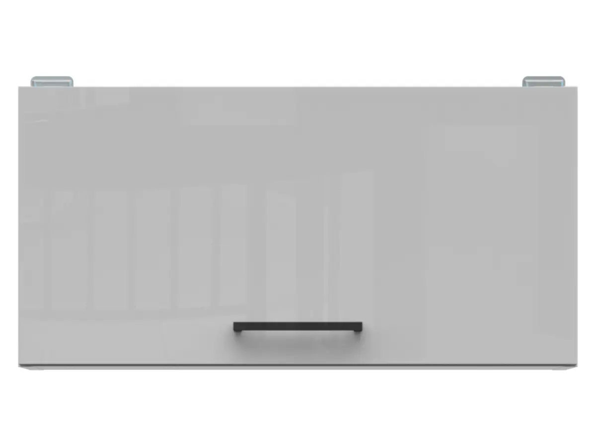 Armario de cocina superior Junona Line 60 cm abatible gris claro brillo