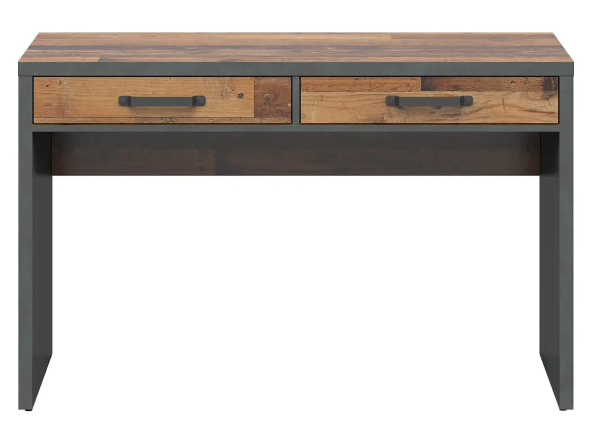 Desk Weston 120 cm with 2 drawers old style pine