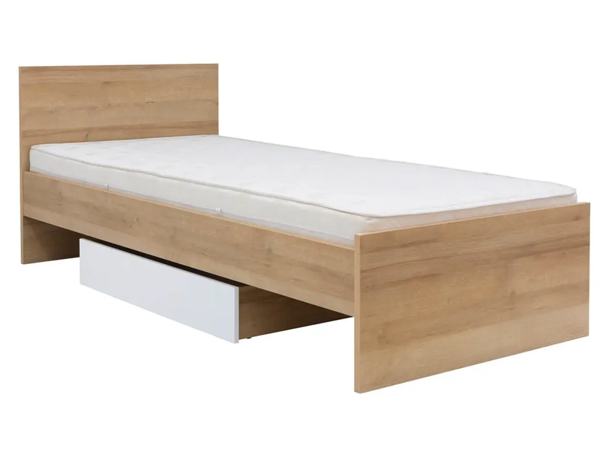 Cama Balder 90x200 roble riviera