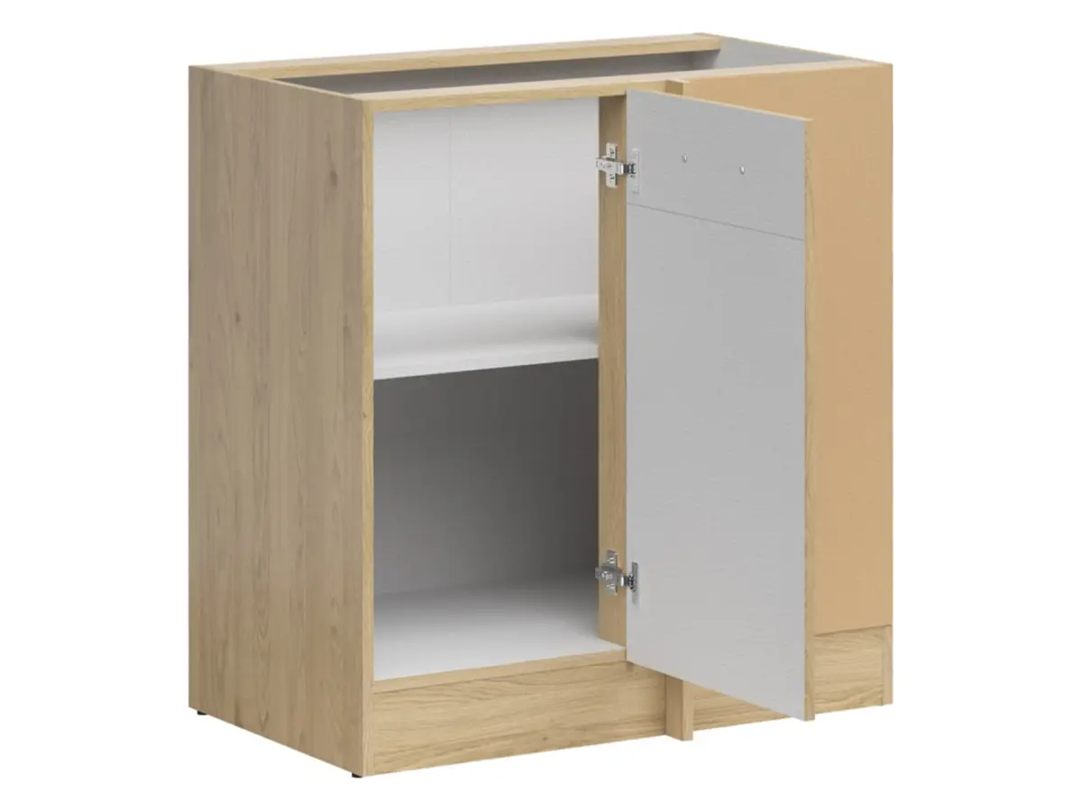 Armario de cocina inferior de esquina Junona Line derecho roble bernstein para rincón 100x60 cm