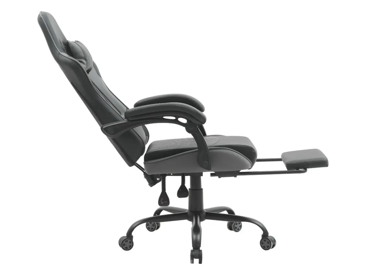 Silla gaming G-Turbo con cojines negro-gris