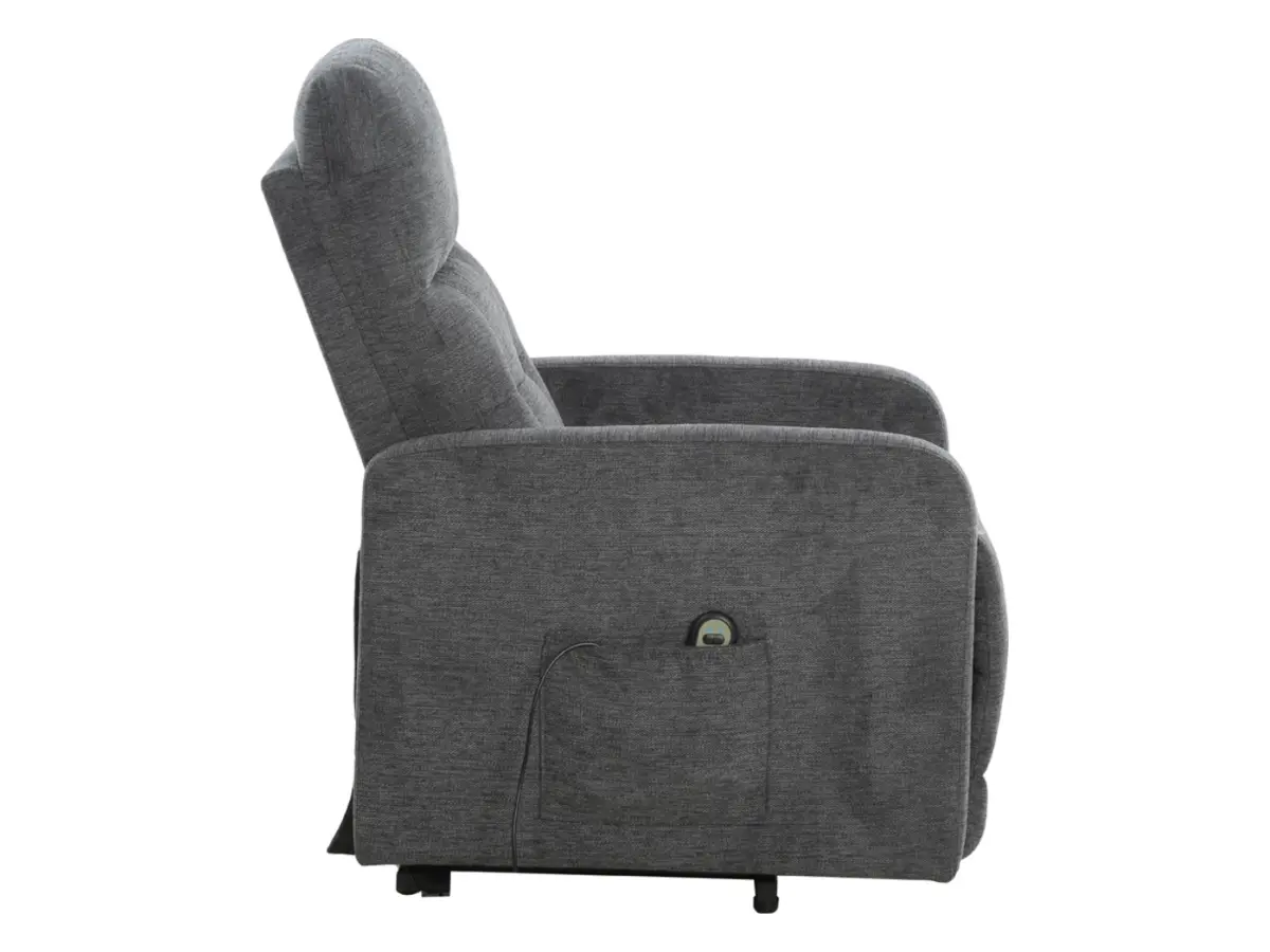 Sillón tradicional Grand con función relax gris