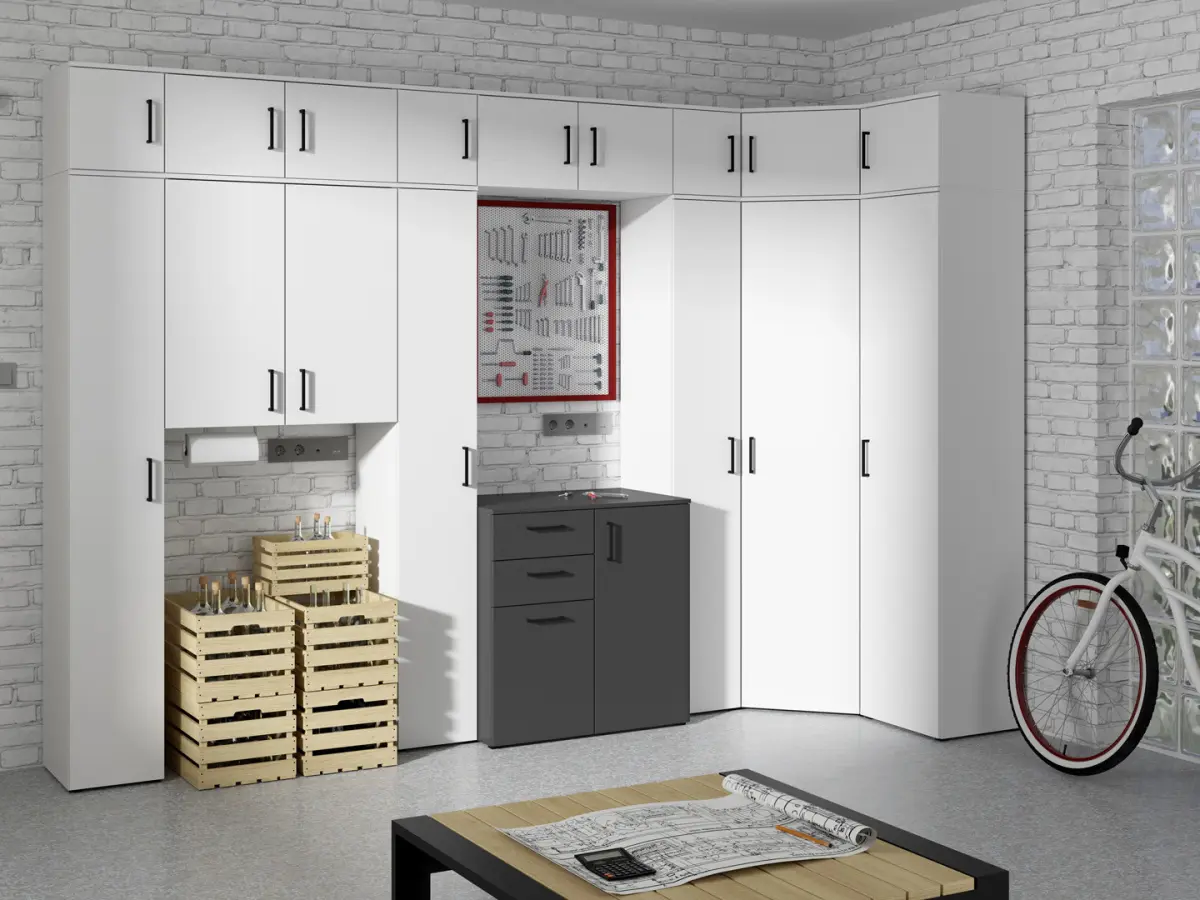 Armario MultiDo 45 cm de una puerta atelier claro