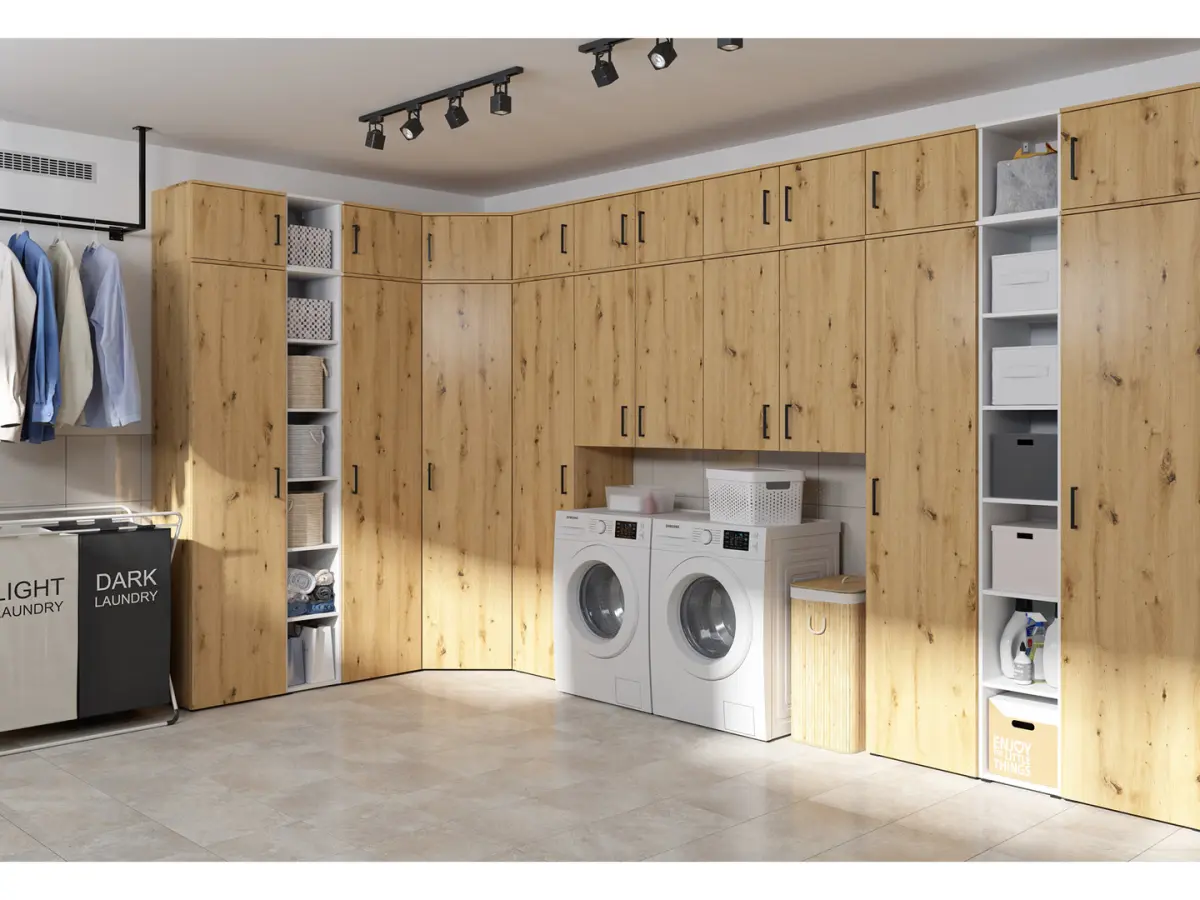 Armario MultiDo 30 cm de una puerta atelier claro