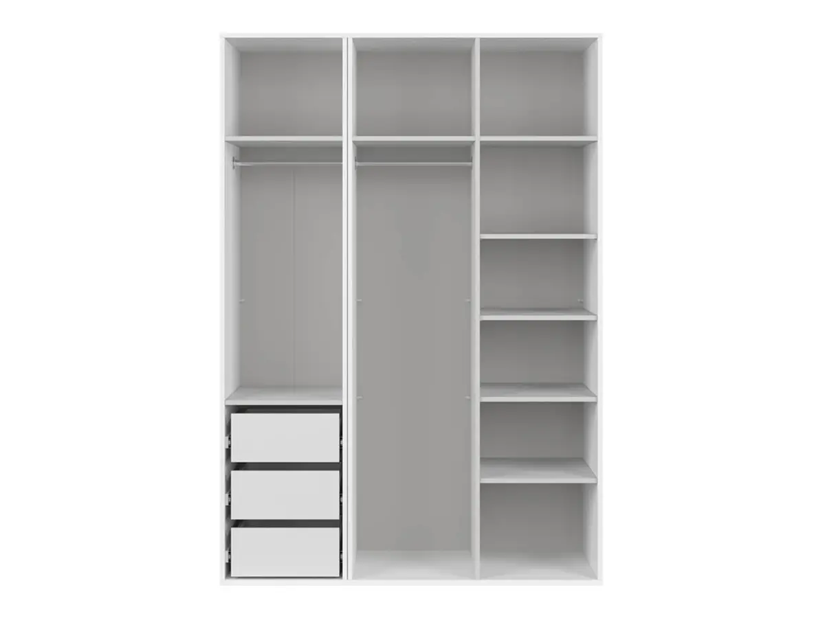 Armario modular Flex 150 cm con puertas blanco