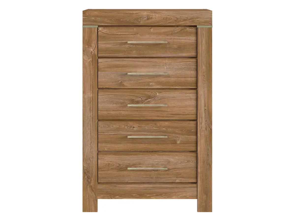 Cómoda Gent 70 cm con 5 cajones roble stirling