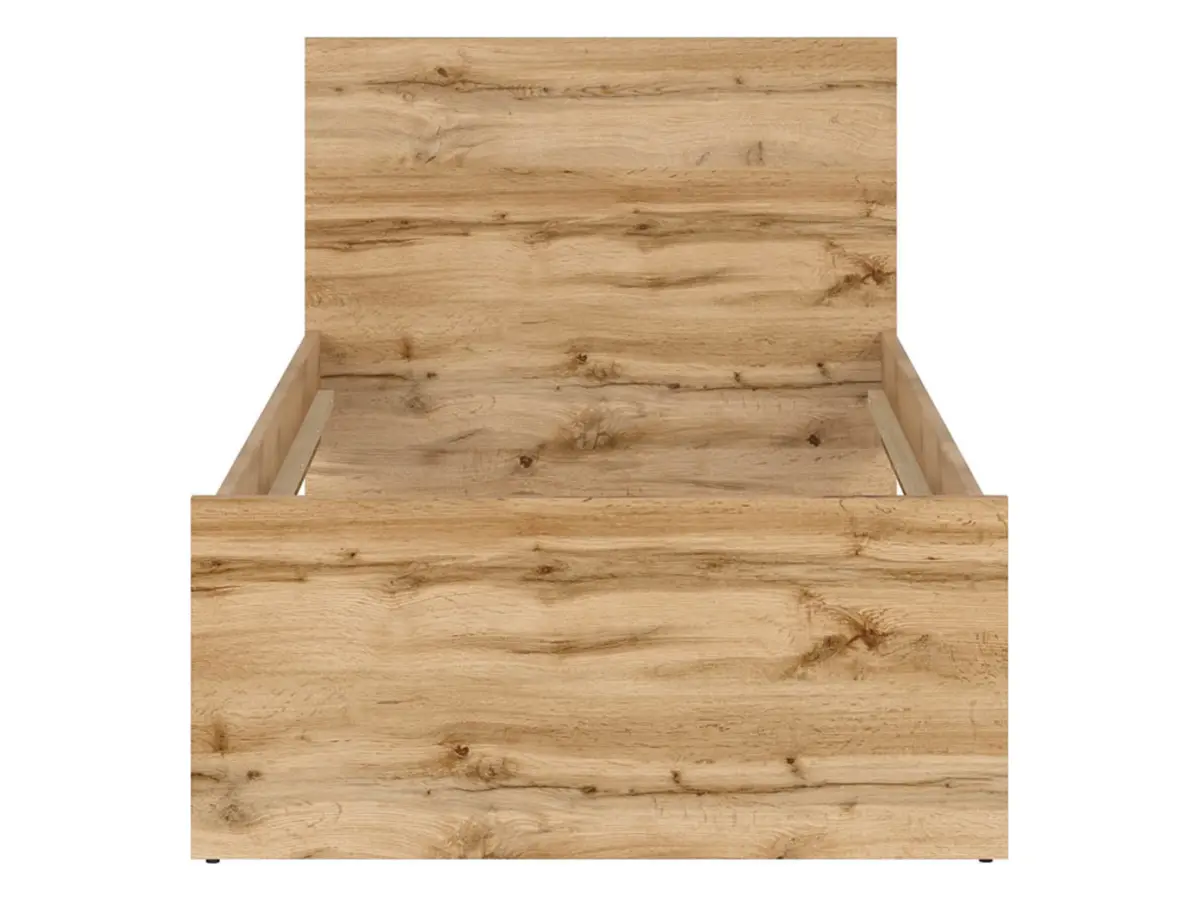 Cama Nuis 90x200 roble wotan