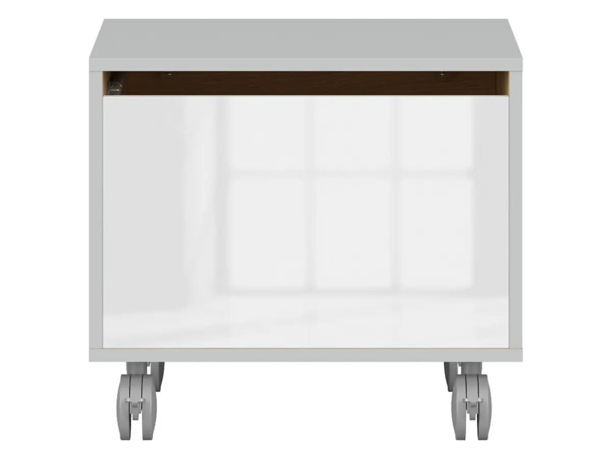 Cajonera Nandu 50 cm con compartimento gris claro