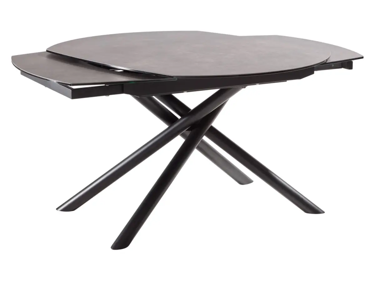 Mesa extensible Binz 130-190x100 negro/antracita