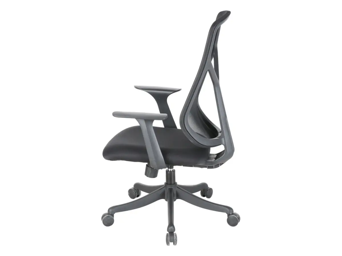 Silla giratoria Odo negra