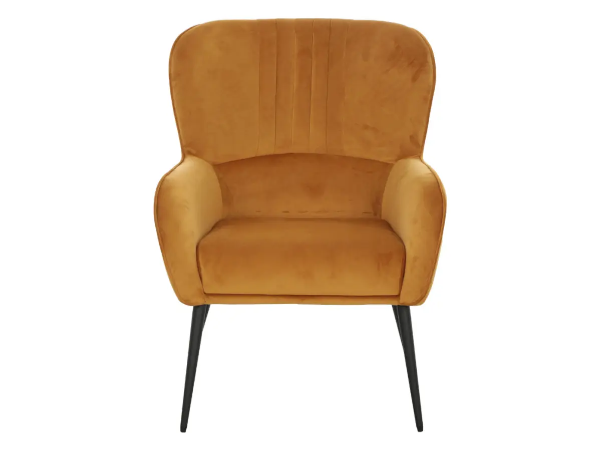 Sillón orejero Samon amarillo