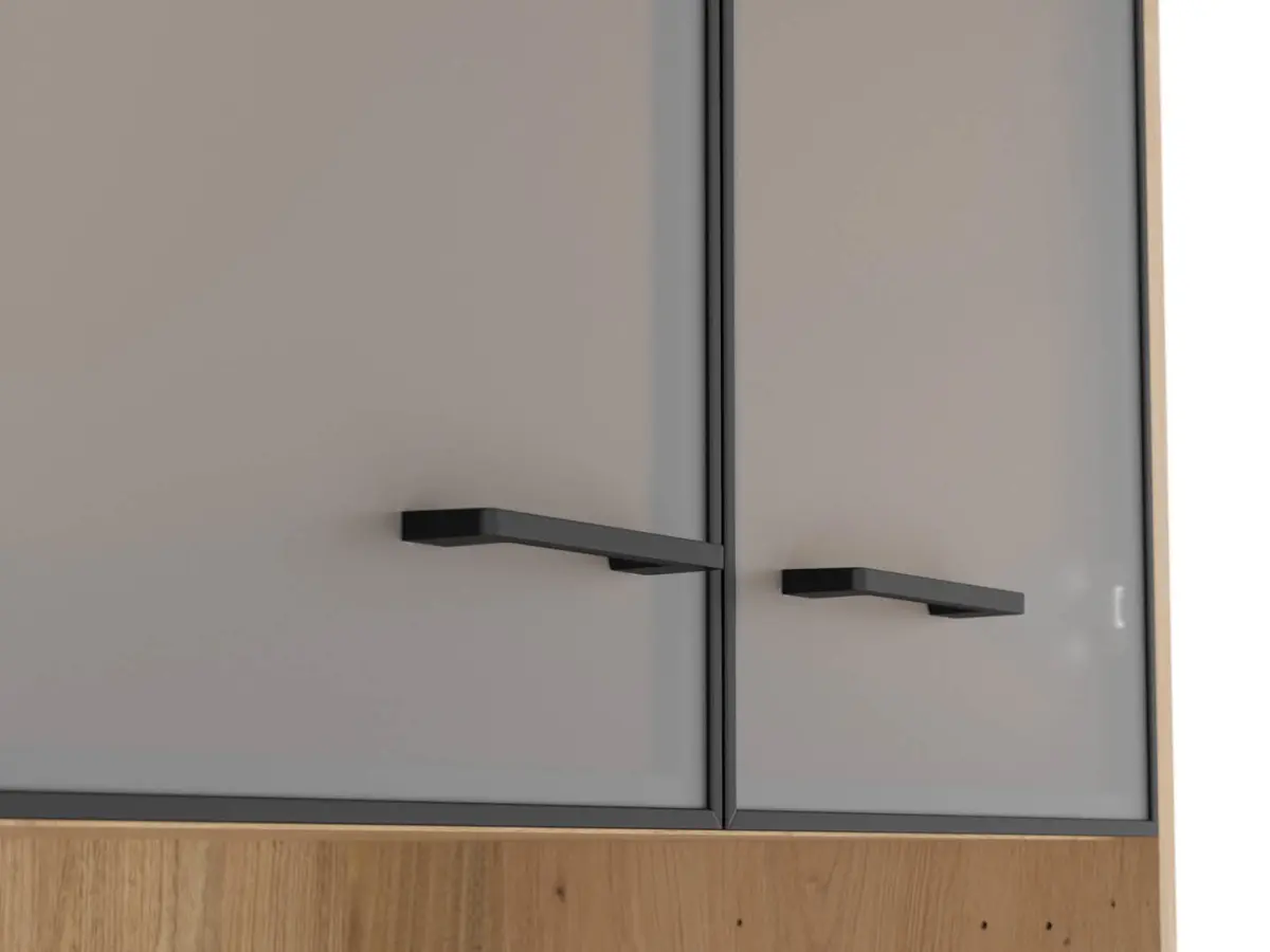 Стеллаж Space Office с 2 дверцами и 3 полками дуб артизан