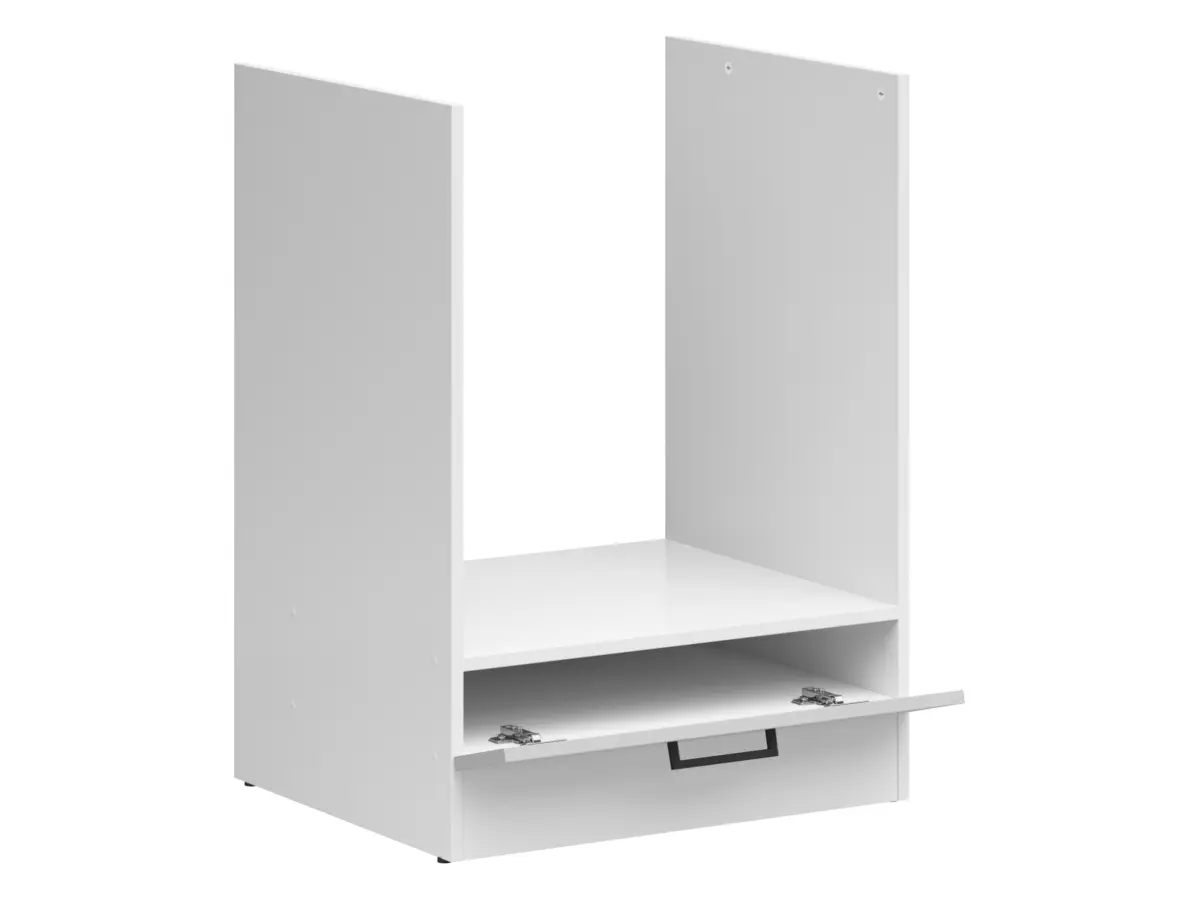 Mueble de cocina para horno encastrable Junona Line 60 cm gris claro brillo