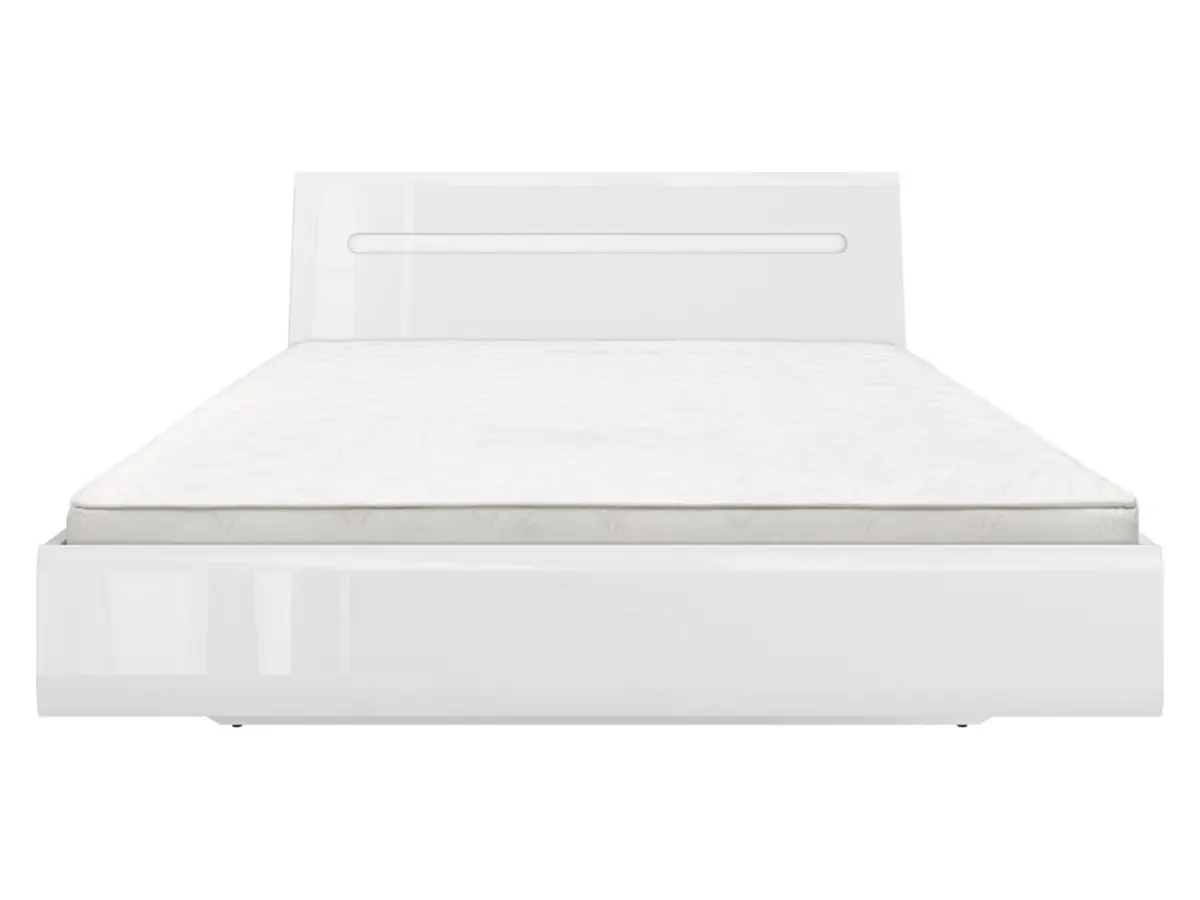 Cama Azteca Trio 160x200 blanco brillo