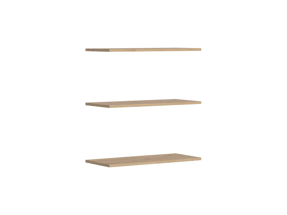 Armario de dos puertas Space Office 80 cm roble artisan