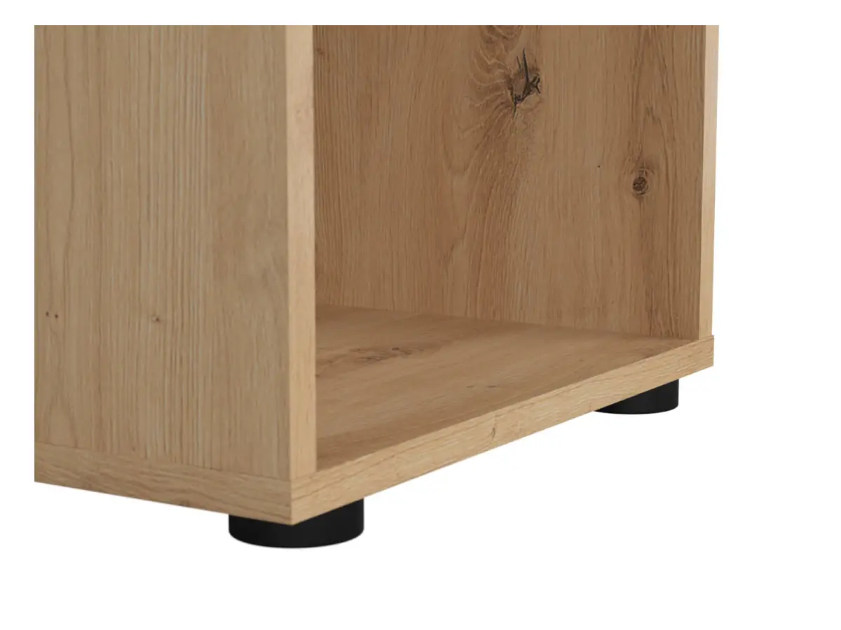 Estantería Space Office 42 cm con 4 estantes roble artisan