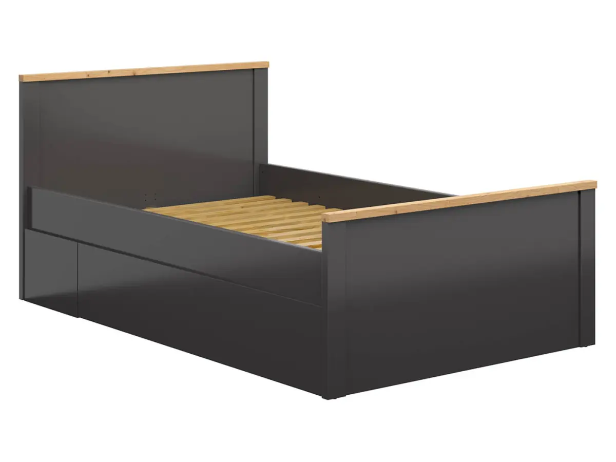 Cama Hesen 120x200 grafito