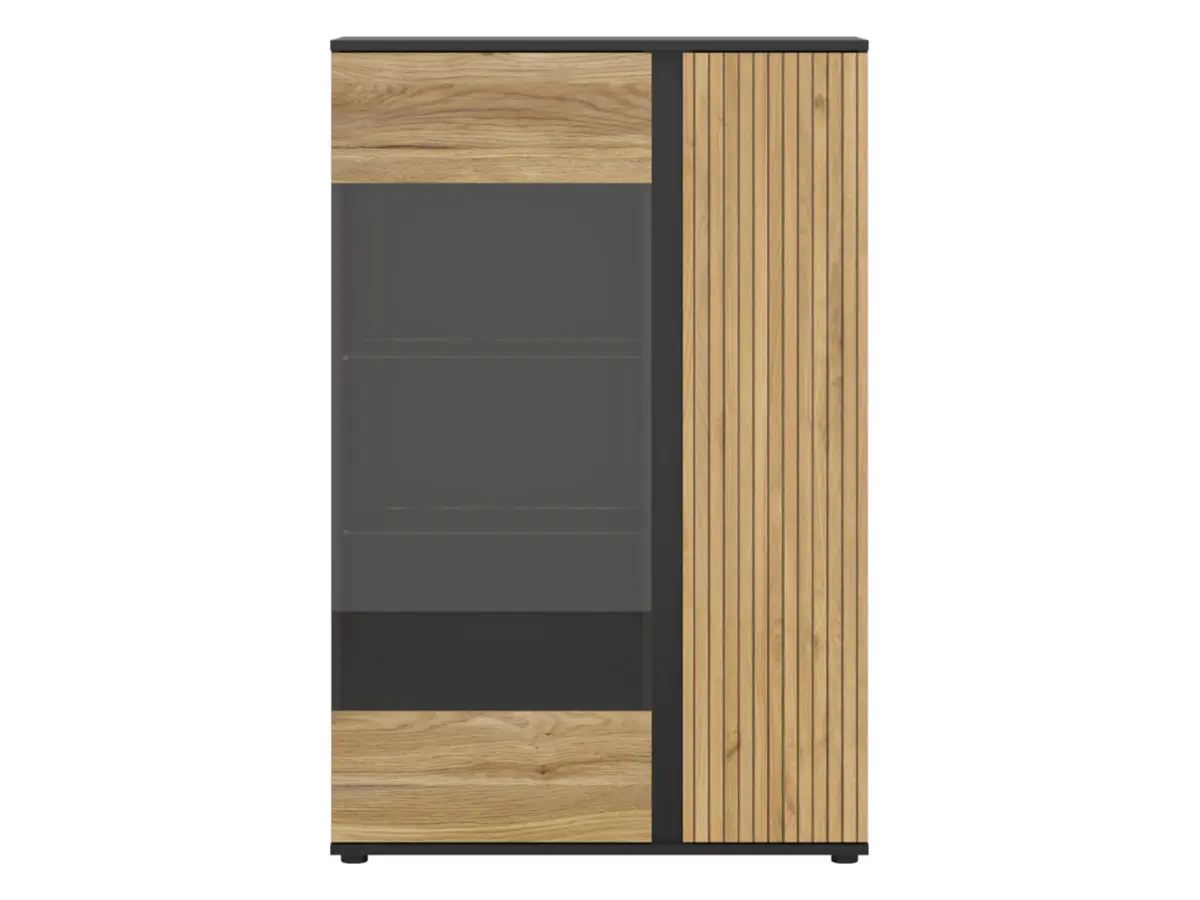 Витрина Luen 95 см дуб тегола/дуб маувелла