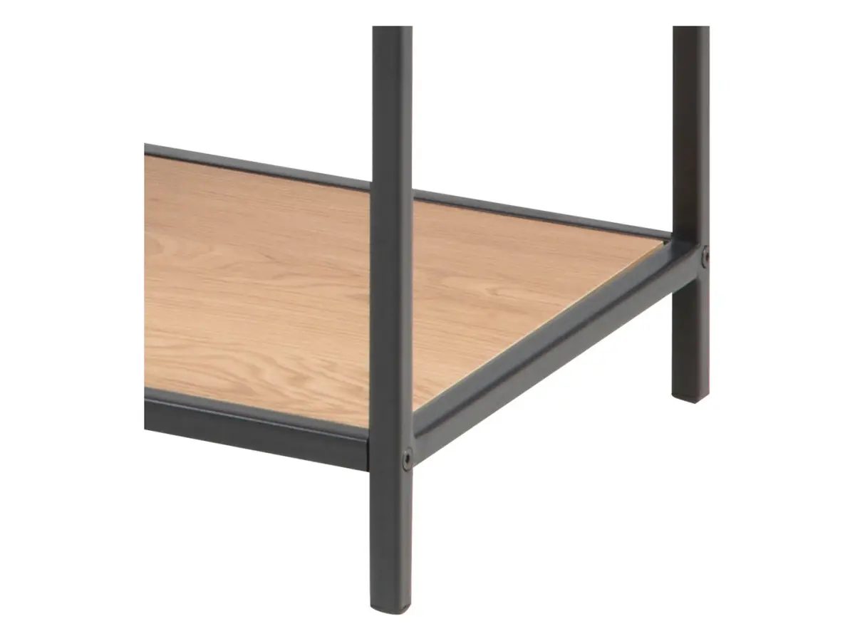 Estantería Seaford 114 cm con 4 estantes roble salvaje mate