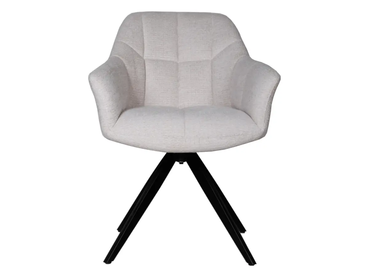 Крісло м'яке Chort поворотне кремове