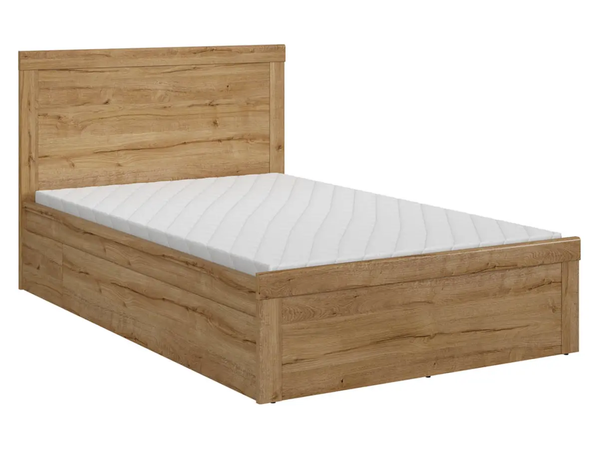 Cama Holten 120x200 roble waterford