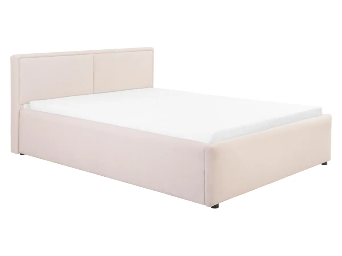 Cama tapizada Nedin 140x200 beige