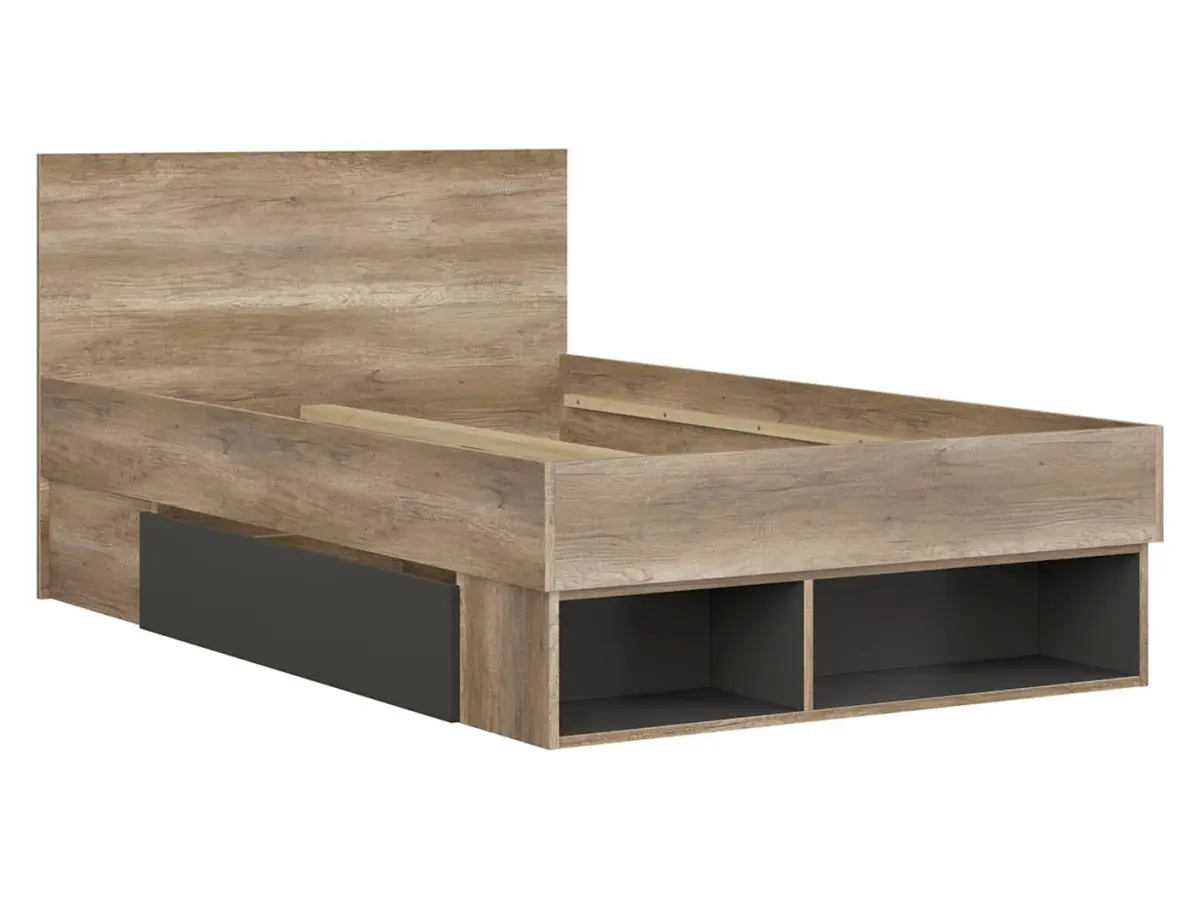 Cama Malcolm 120x200 roble canyon monument