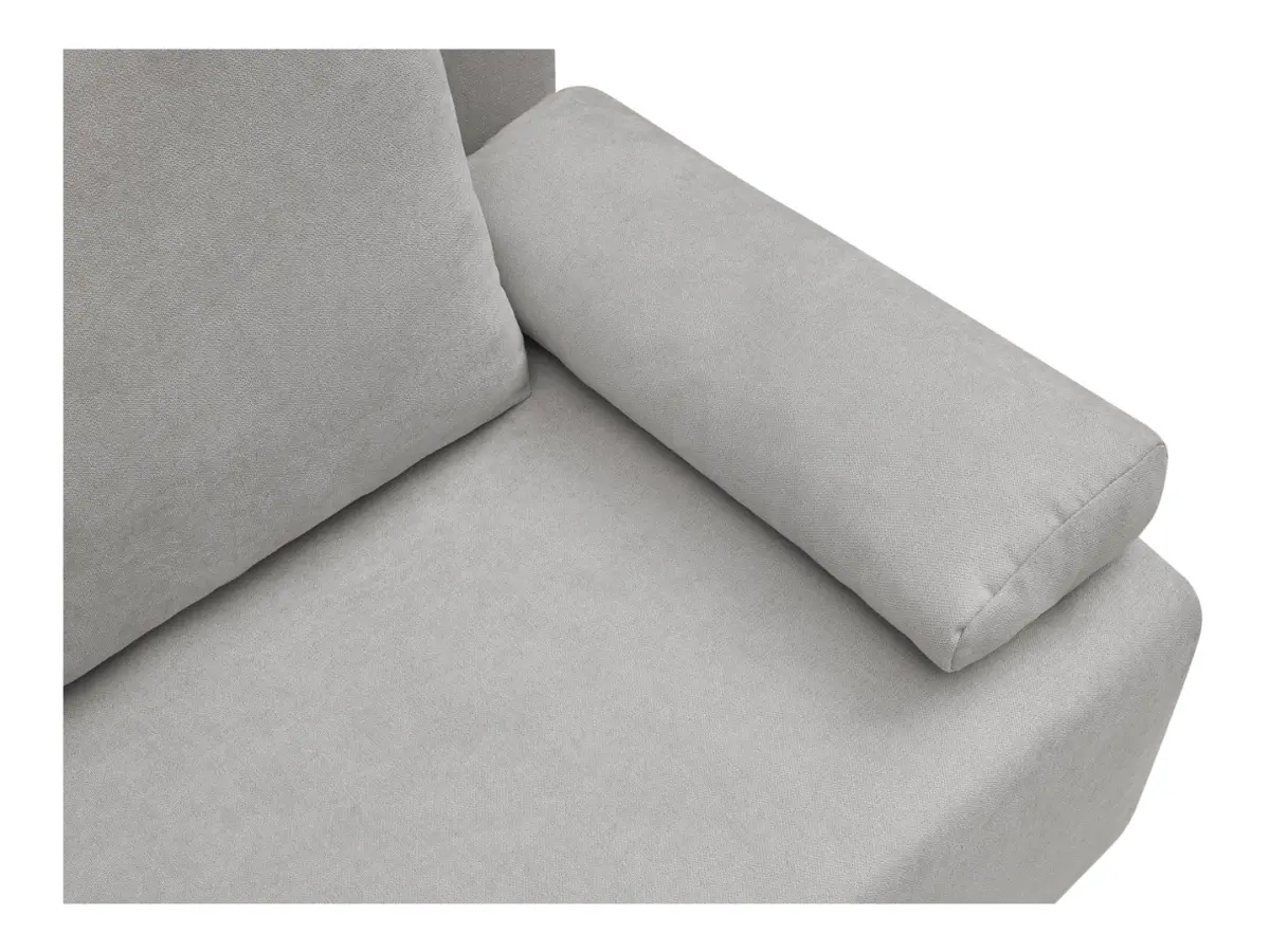 Sofá de tres plazas Sun con función de cama y contenedor gris