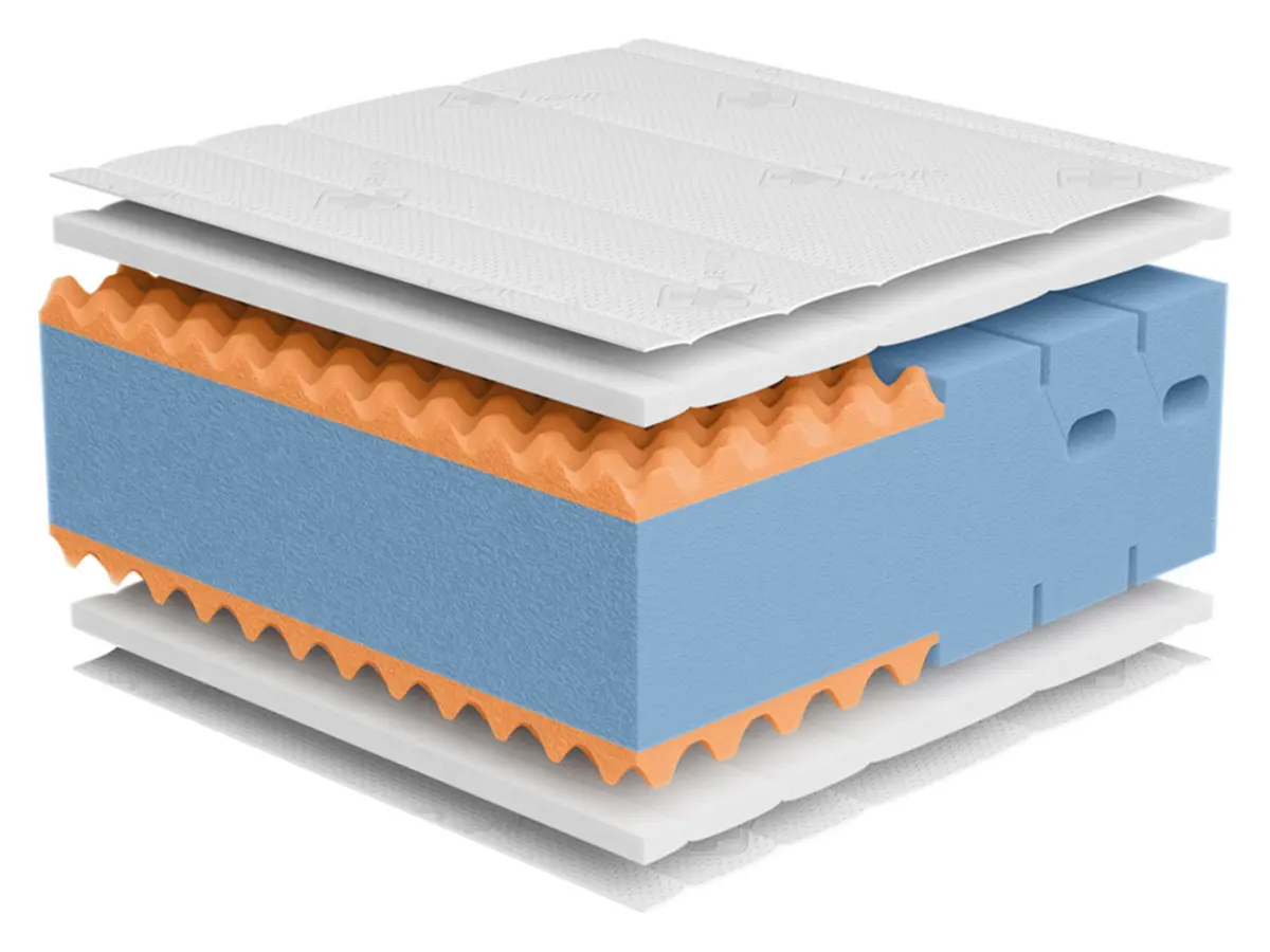 Mildos foam mattress 90x200 H3 with silver ions