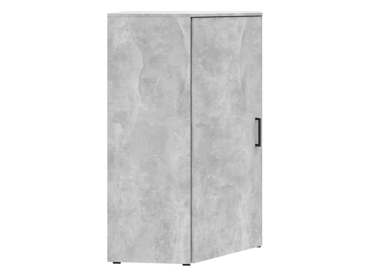 Estantería de esquina MultiDo 71,5x71,5 cm con puertas atelier claro