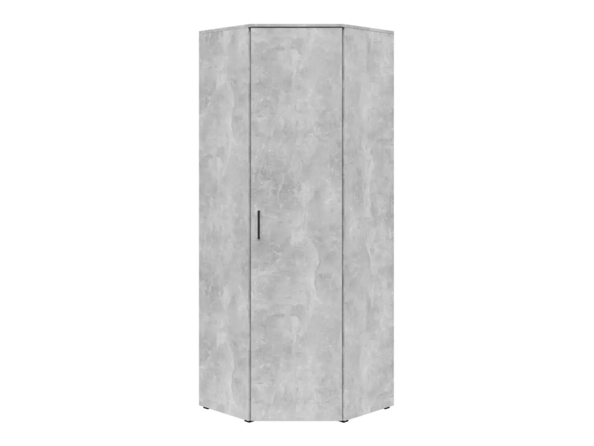 Estantería de esquina MultiDo 71,5x71,5 cm con puertas atelier claro