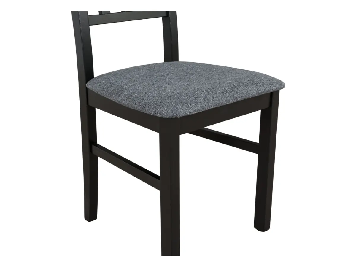 Silla tapizada Aren grafito
