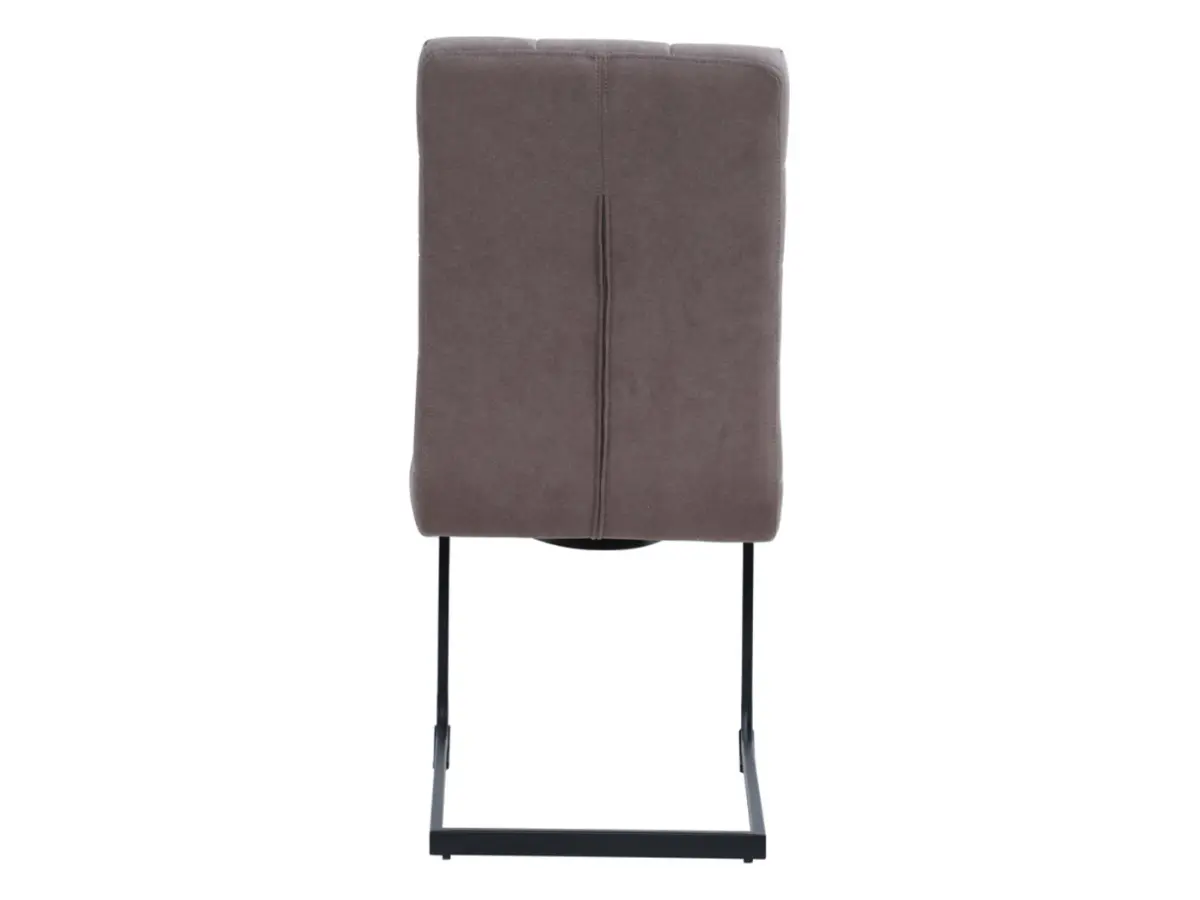 Silla tapizada Maurice marrón