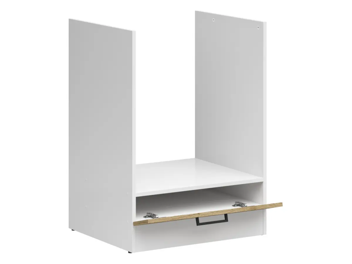 Mueble de cocina para horno encastrable Junona Line 60 cm sin encimera roble delano claro