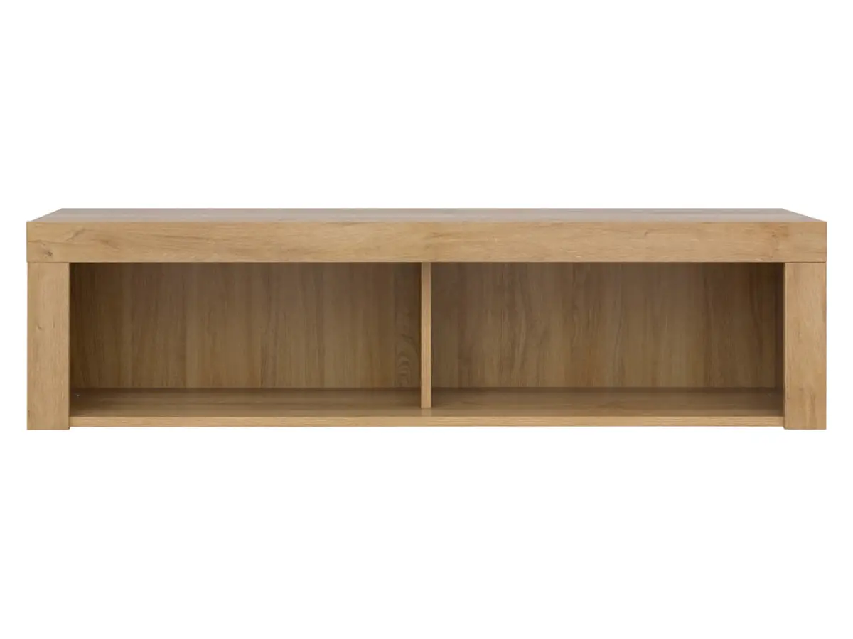 Armario colgante Balder 120 cm abierto roble riviera