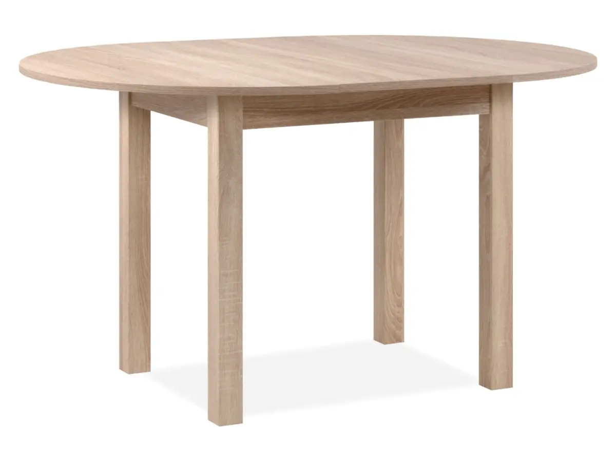 Mesa redonda extensible Coburg 100-140/x76 roble sonoma