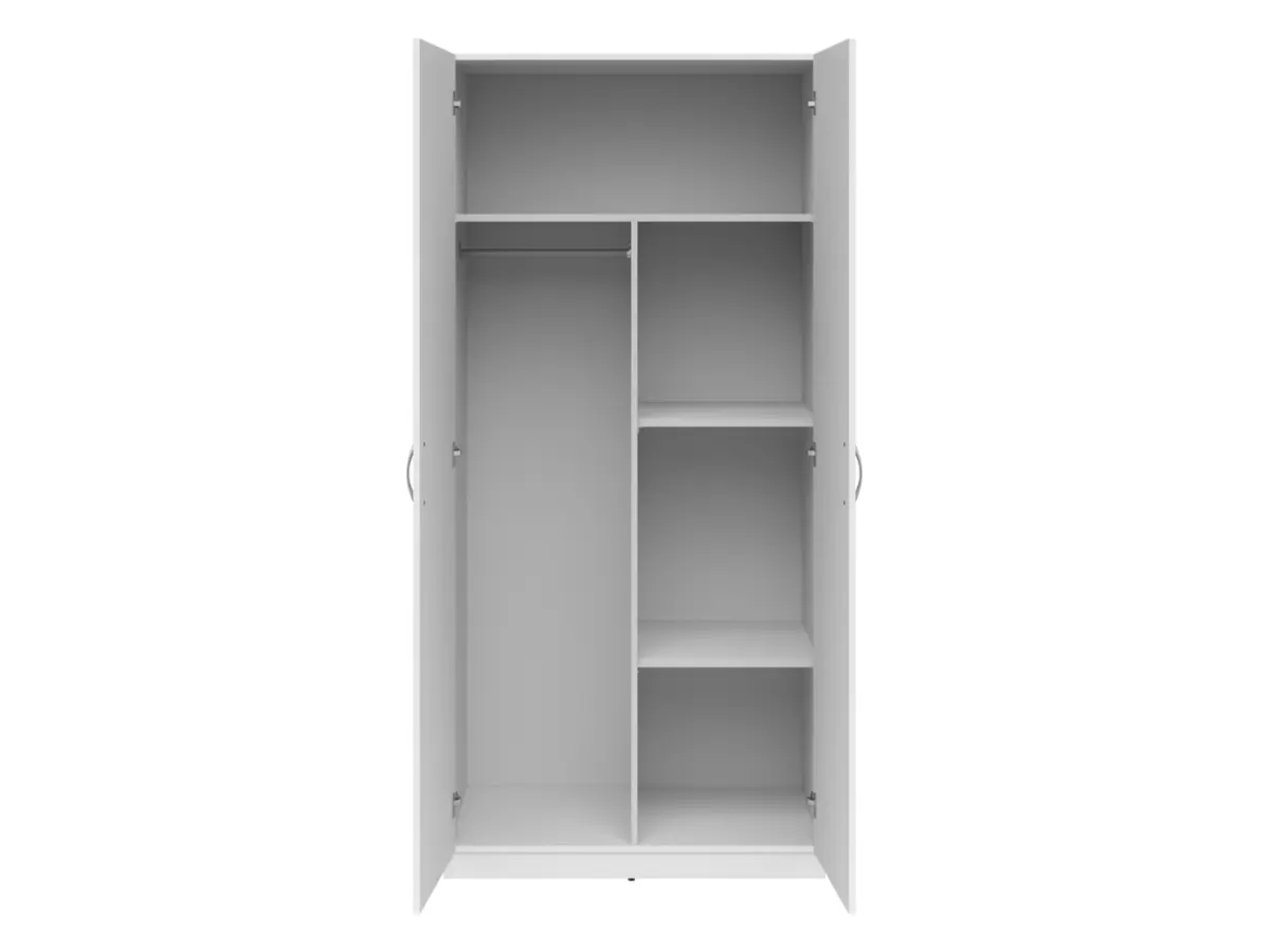 Armario de dos puertas Casao 91 cm blanco