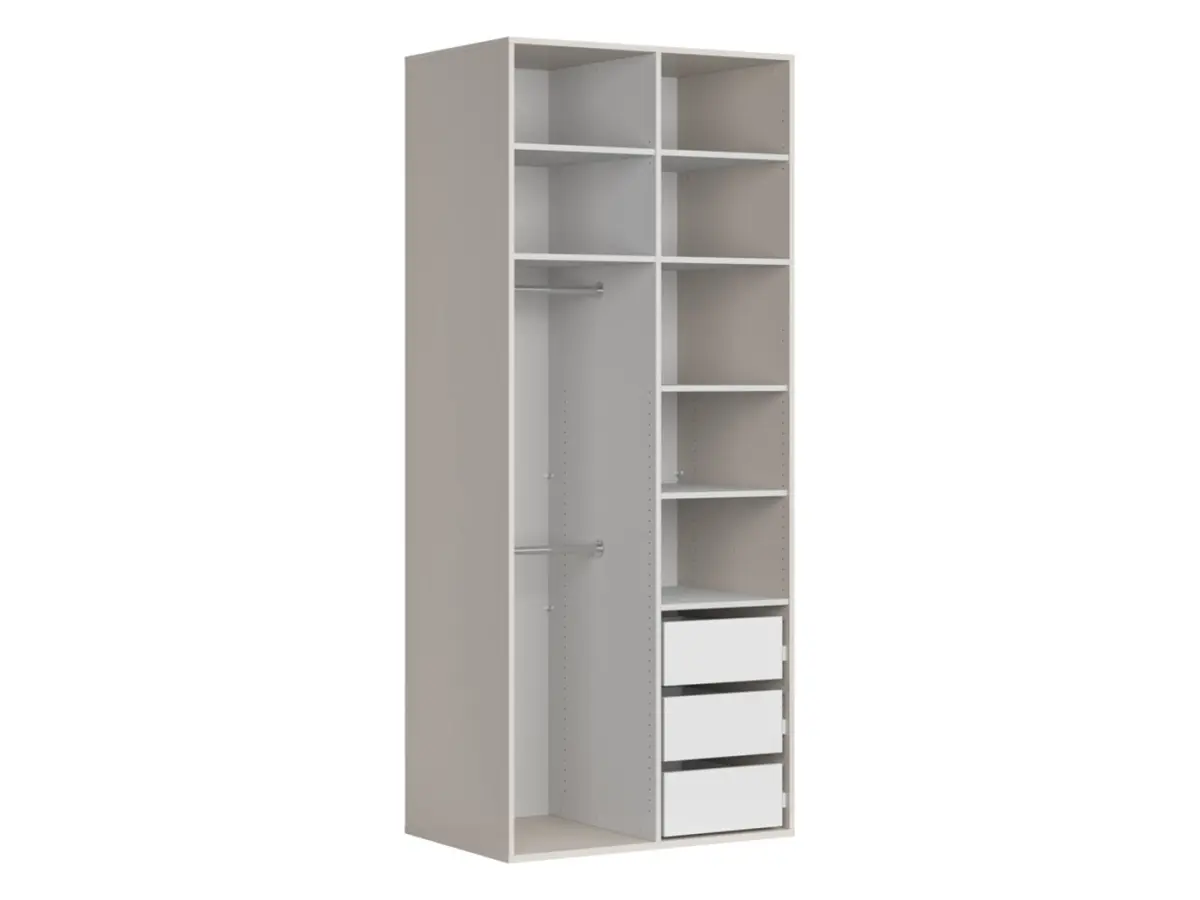 Armario de dos puertas Flex 100 cm cachemira