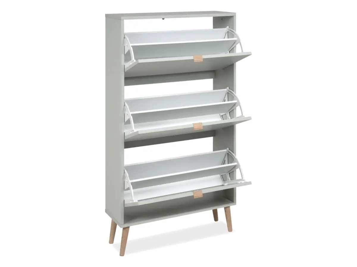 Zapatero Vigo 70 cm verde pastel